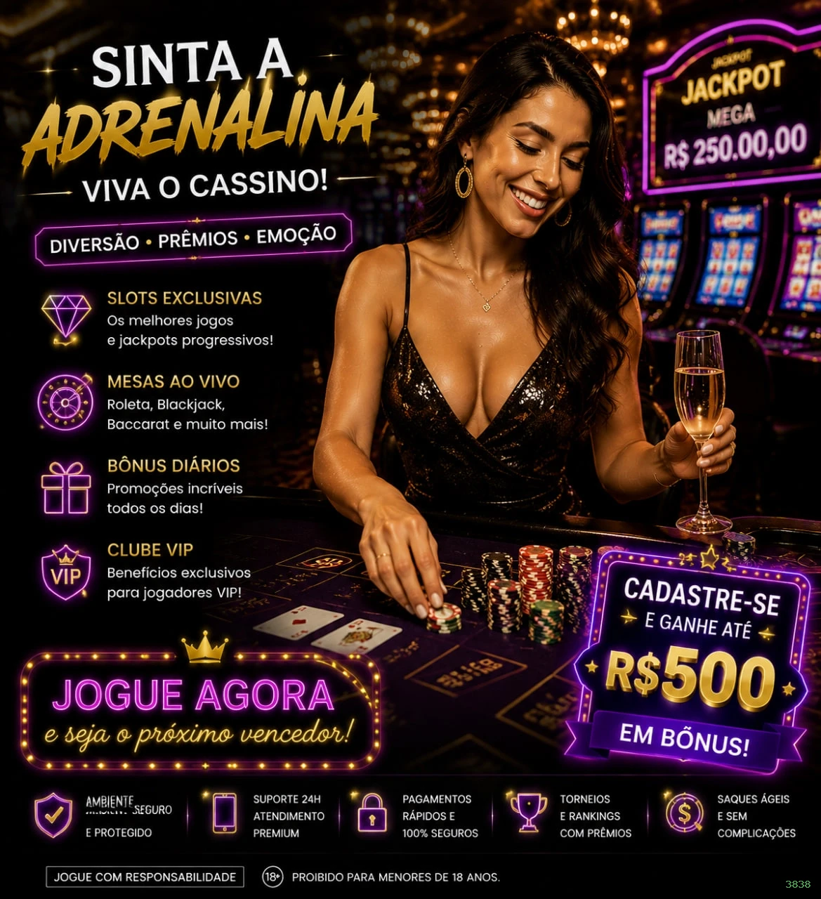 Cashback Semanal 3838